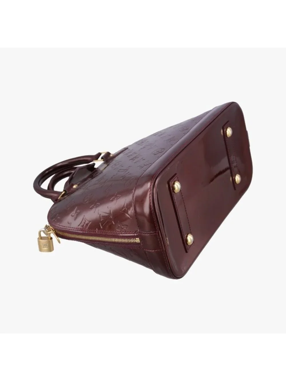 Louis Vuitton Alma PM Amarante Vernis Handbag